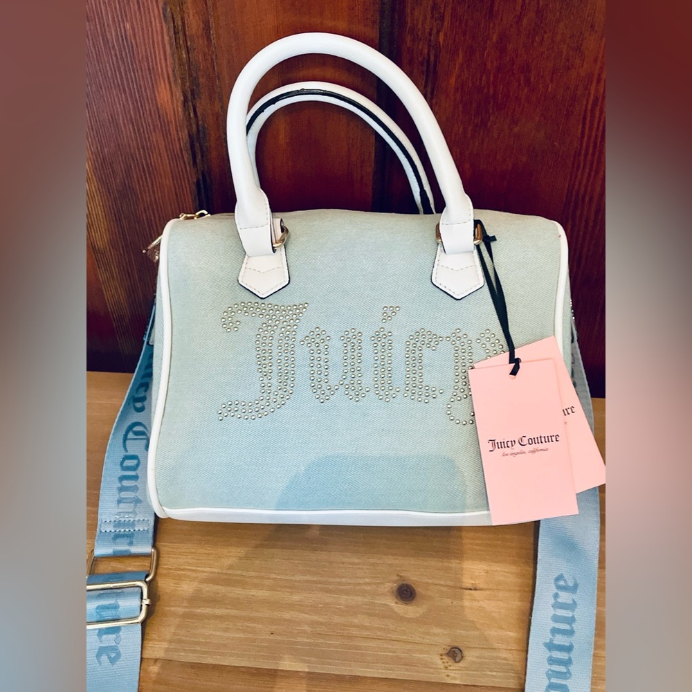 NWT Juicy Couture Denim Obsession Satchel